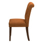 Keaton Upholstered Orange Fabric Dining Chair (Set of 2) | Ortholuxe Home - Photo 4
