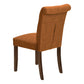 Keaton Upholstered Orange Fabric Dining Chair (Set of 2) | Ortholuxe Home - Photo 5