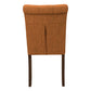 Keaton Upholstered Orange Fabric Dining Chair (Set of 2) | Ortholuxe Home - Photo 6