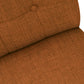 Keaton Upholstered Orange Fabric Dining Chair (Set of 2) | Ortholuxe Home - Photo 7