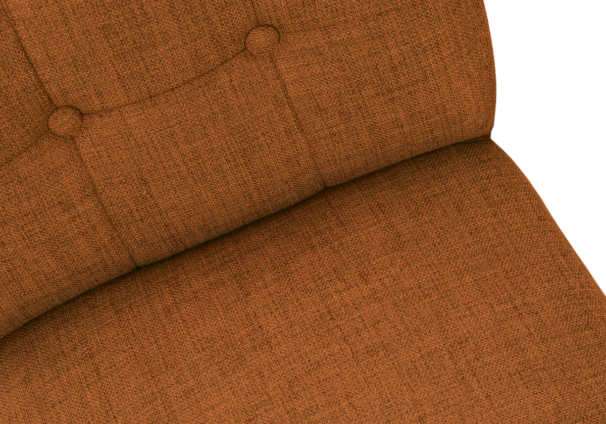 Keaton Upholstered Orange Fabric Dining Chair (Set of 2) | Ortholuxe Home - Photo 7