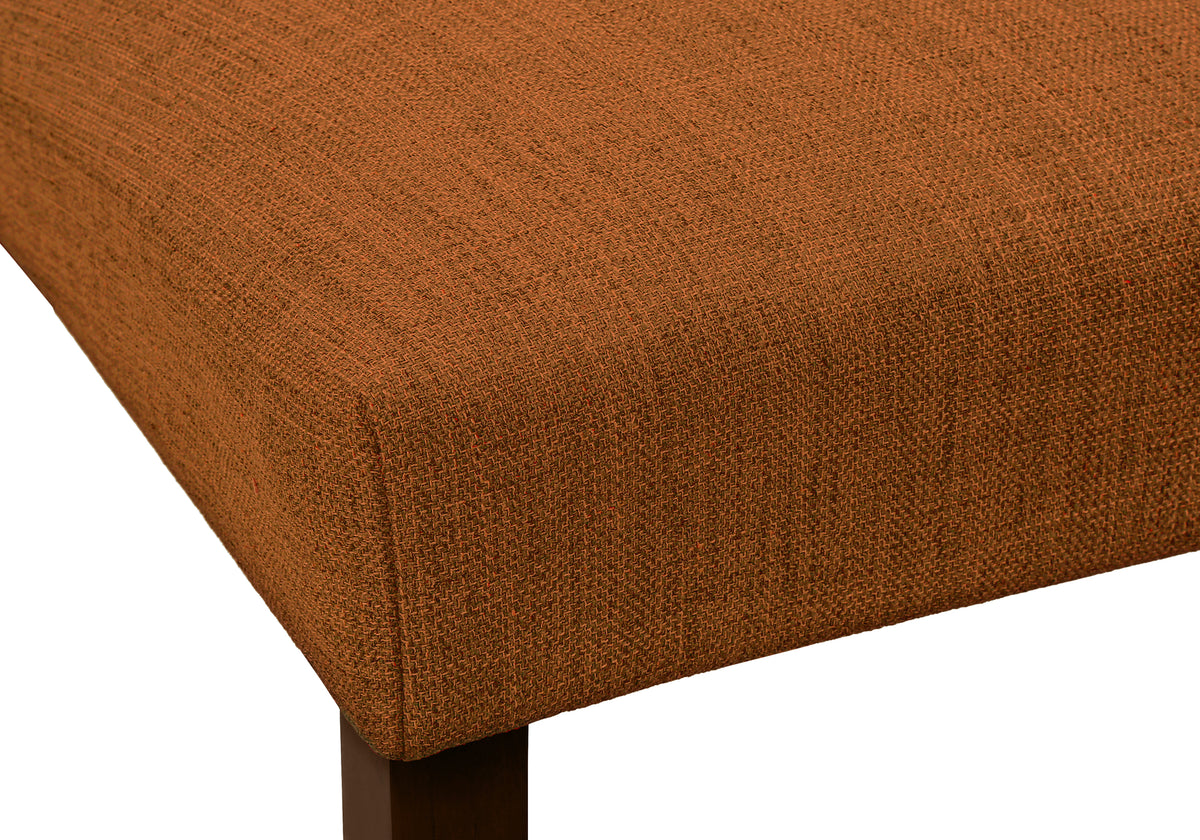 Keaton Upholstered Orange Fabric Dining Chair (Set of 2) | Ortholuxe Home - Photo 8