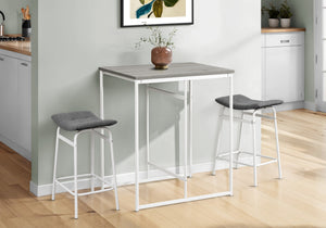 Madison Grey-White Metal Counter Height Dining Table | Ortholuxe Home