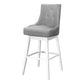 Madison Grey Leather-Look Barstool (Set of 2) | Ortholuxe Home - Photo 2