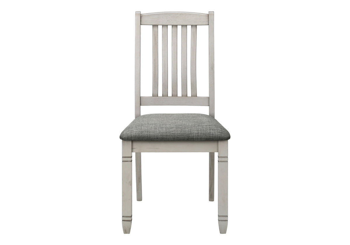 Nara Upholstered Grey Fabric Dining Chair (Set of 2) | Ortholuxe Home - Photo 3