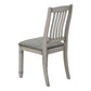 Nara Upholstered Grey Fabric Dining Chair (Set of 2) | Ortholuxe Home - Photo 5
