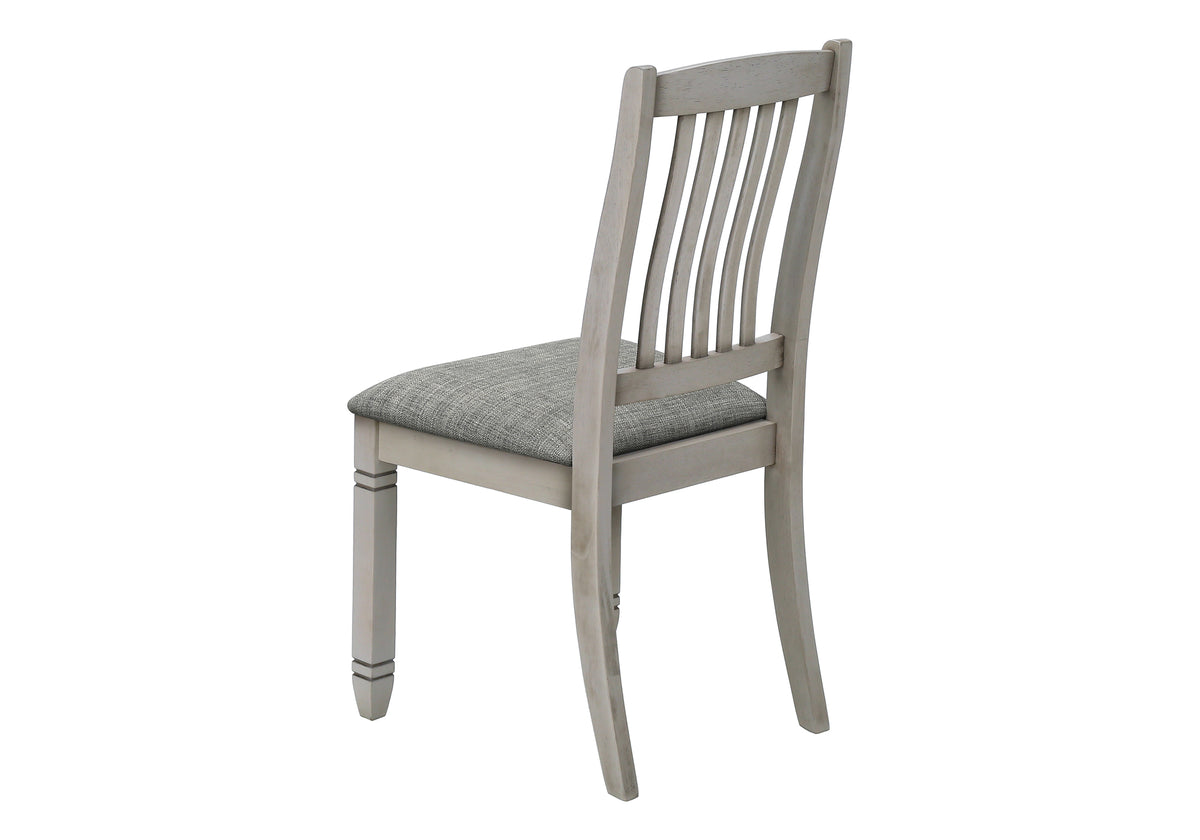 Nara Upholstered Grey Fabric Dining Chair (Set of 2) | Ortholuxe Home - Photo 5