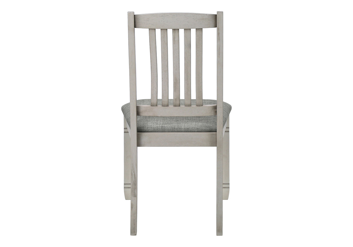 Nara Upholstered Grey Fabric Dining Chair (Set of 2) | Ortholuxe Home - Photo 6