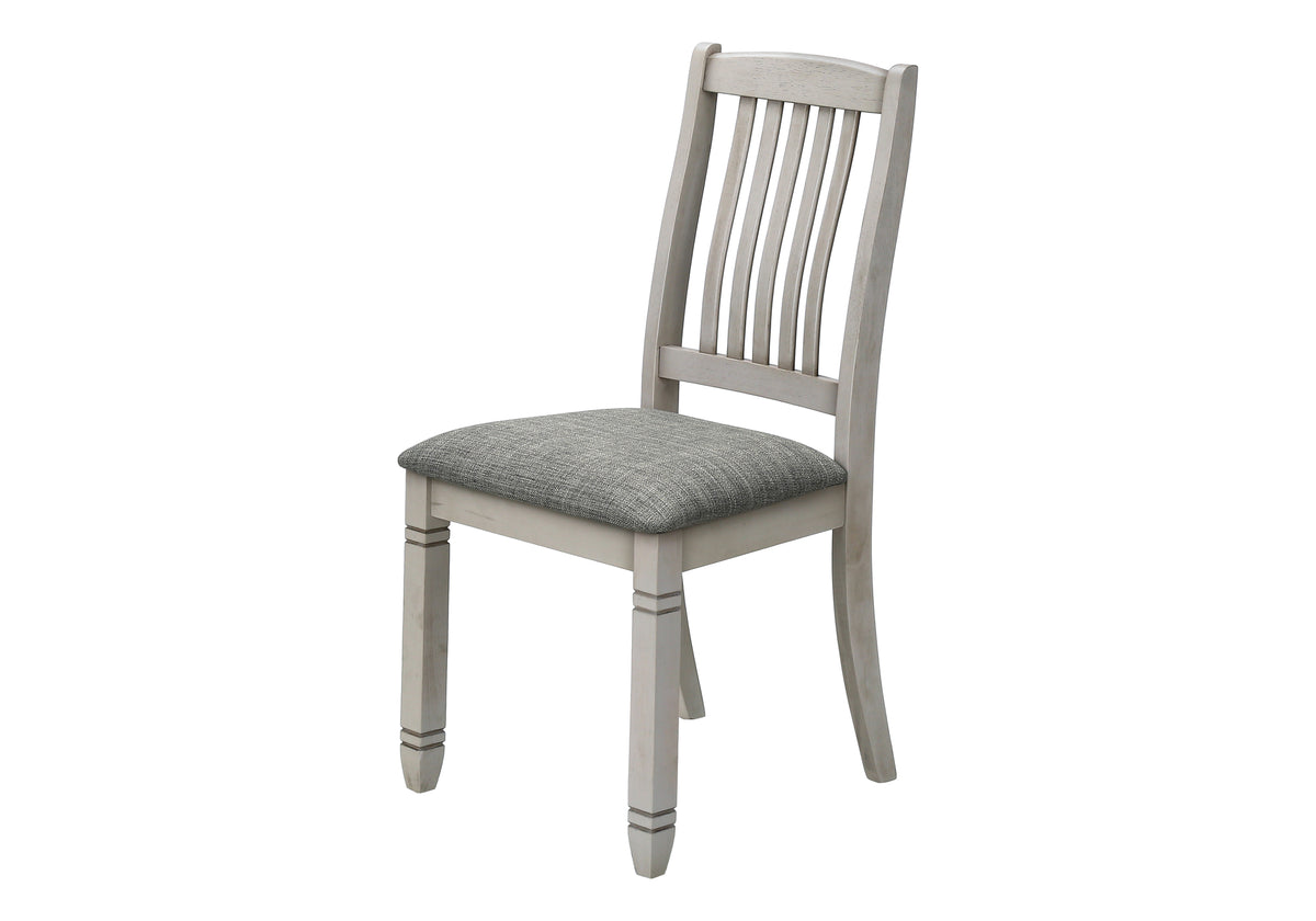 Nara Upholstered Grey Fabric Dining Chair (Set of 2) | Ortholuxe Home - Photo 2