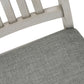 Nara Upholstered Grey Fabric Dining Chair (Set of 2) | Ortholuxe Home - Photo 7