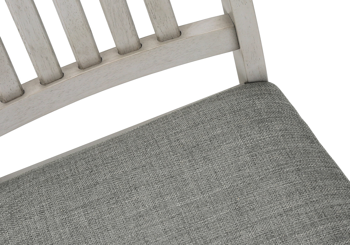 Nara Upholstered Grey Fabric Dining Chair (Set of 2) | Ortholuxe Home - Photo 7