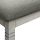 Nara Upholstered Grey Fabric Bench | Ortholuxe Home - Photo 8