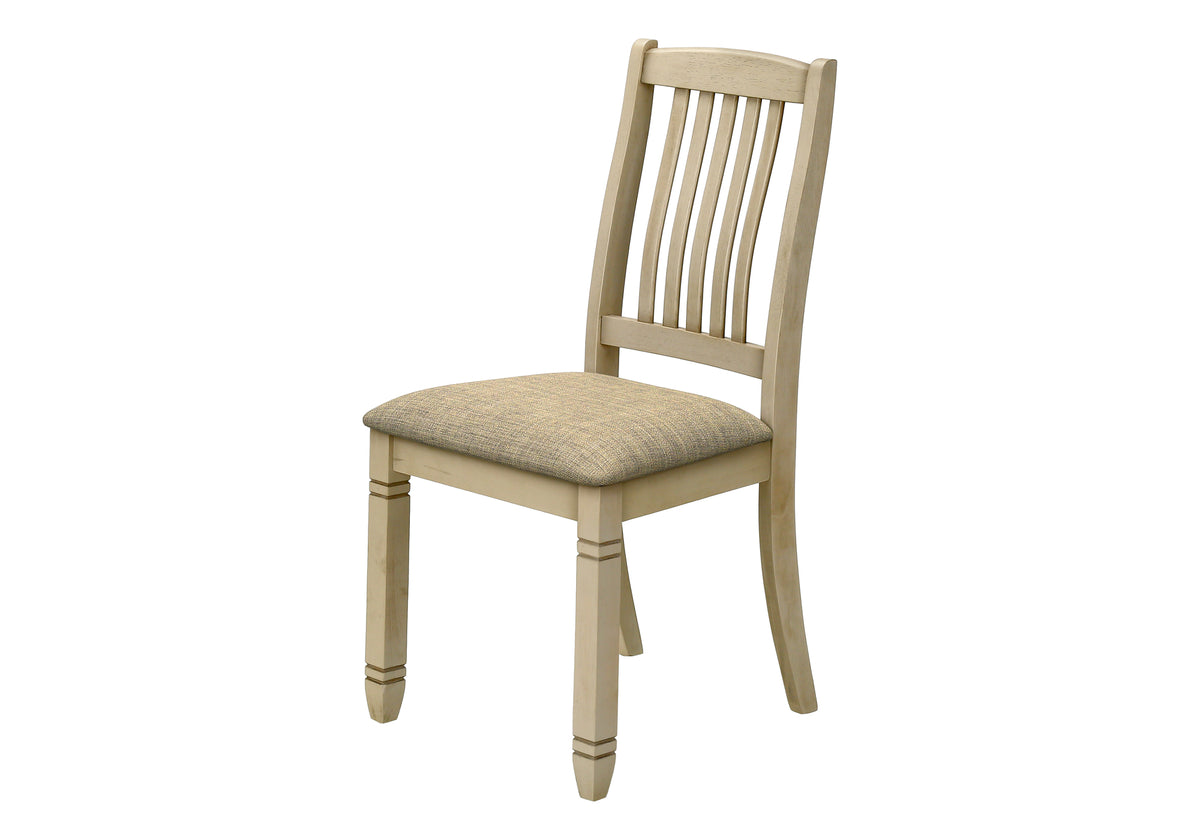 Onyx Upholstered Beige Fabric Dining Chair (Set of 2) | Ortholuxe Home - Photo 2