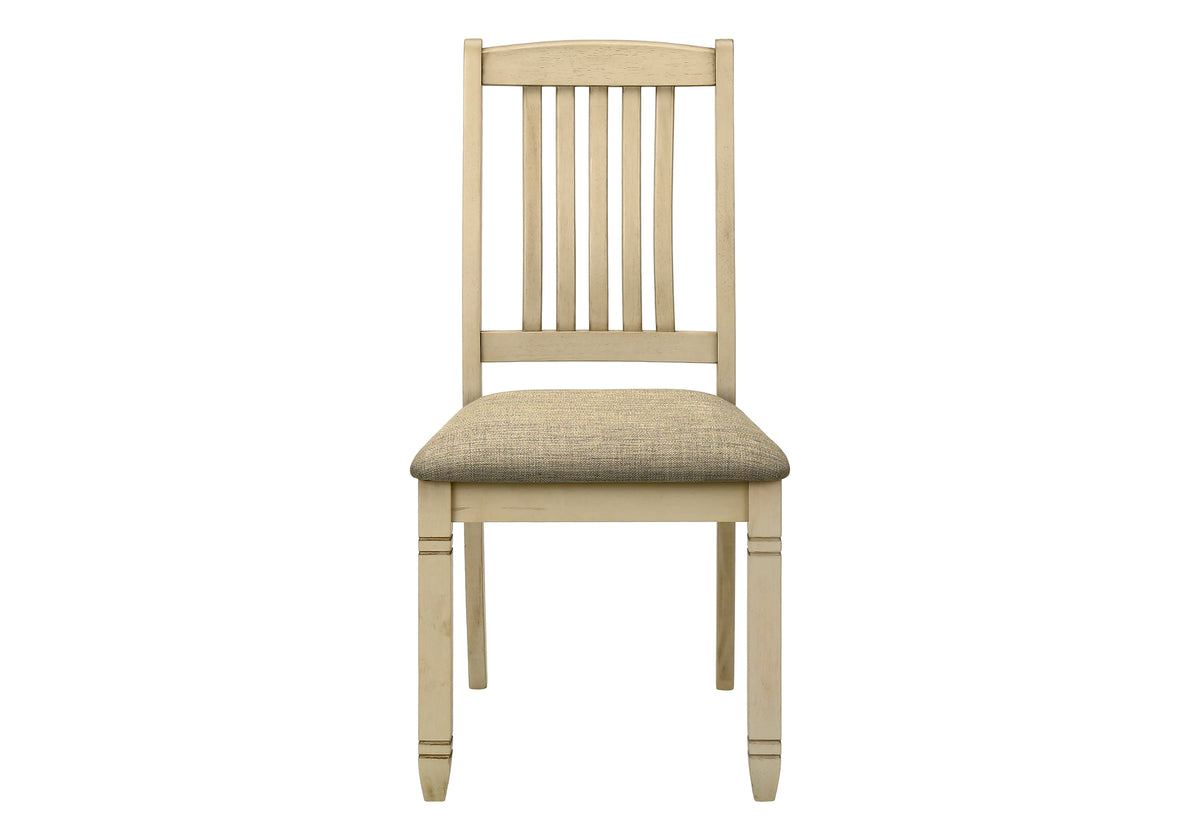 Onyx Upholstered Beige Fabric Dining Chair (Set of 2) | Ortholuxe Home - Photo 3