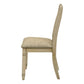 Onyx Upholstered Beige Fabric Dining Chair (Set of 2) | Ortholuxe Home - Photo 4