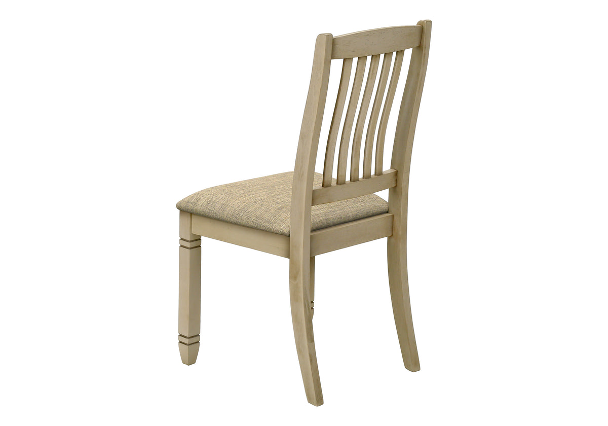 Onyx Upholstered Beige Fabric Dining Chair (Set of 2) | Ortholuxe Home - Photo 5