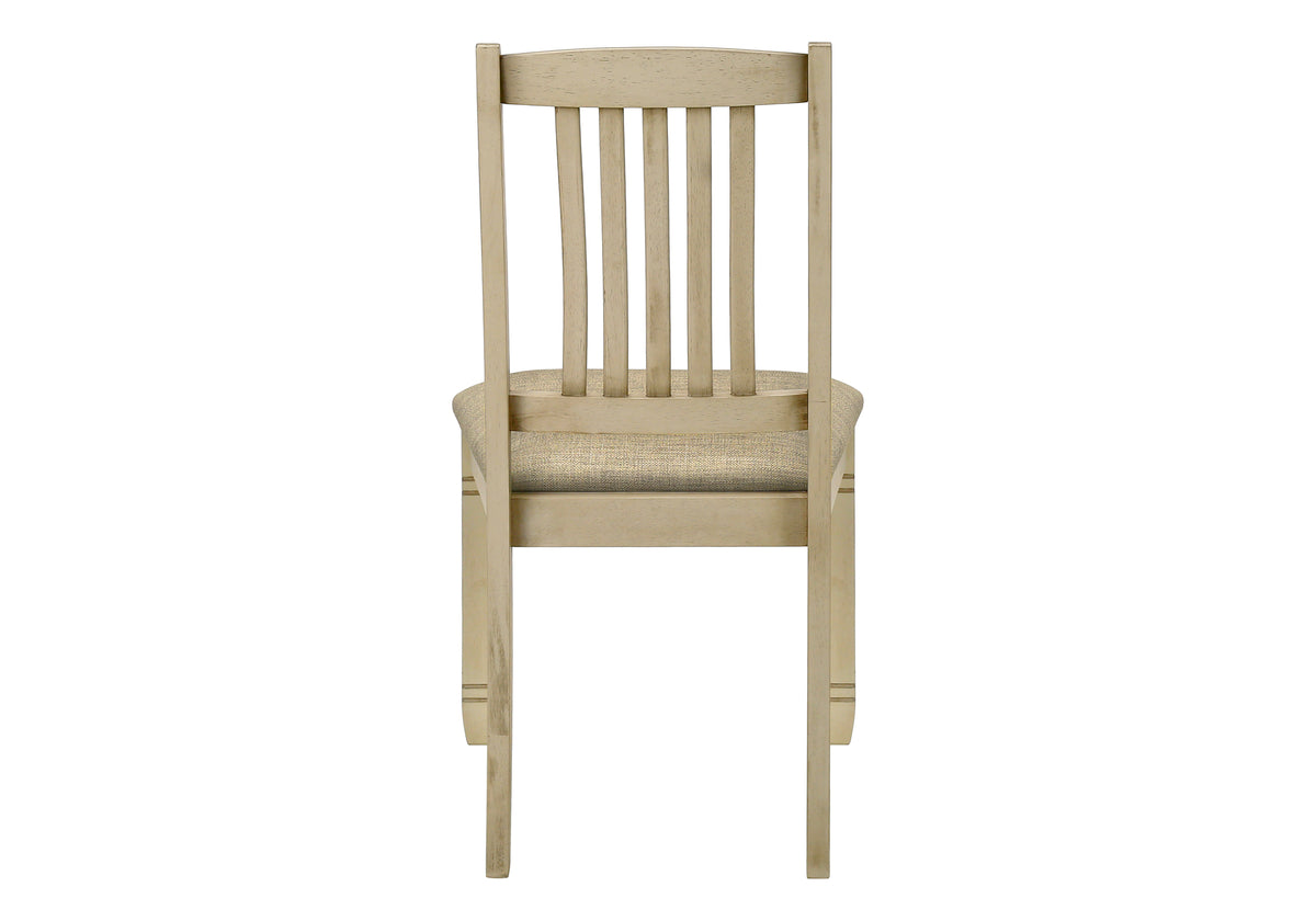 Onyx Upholstered Beige Fabric Dining Chair (Set of 2) | Ortholuxe Home - Photo 6