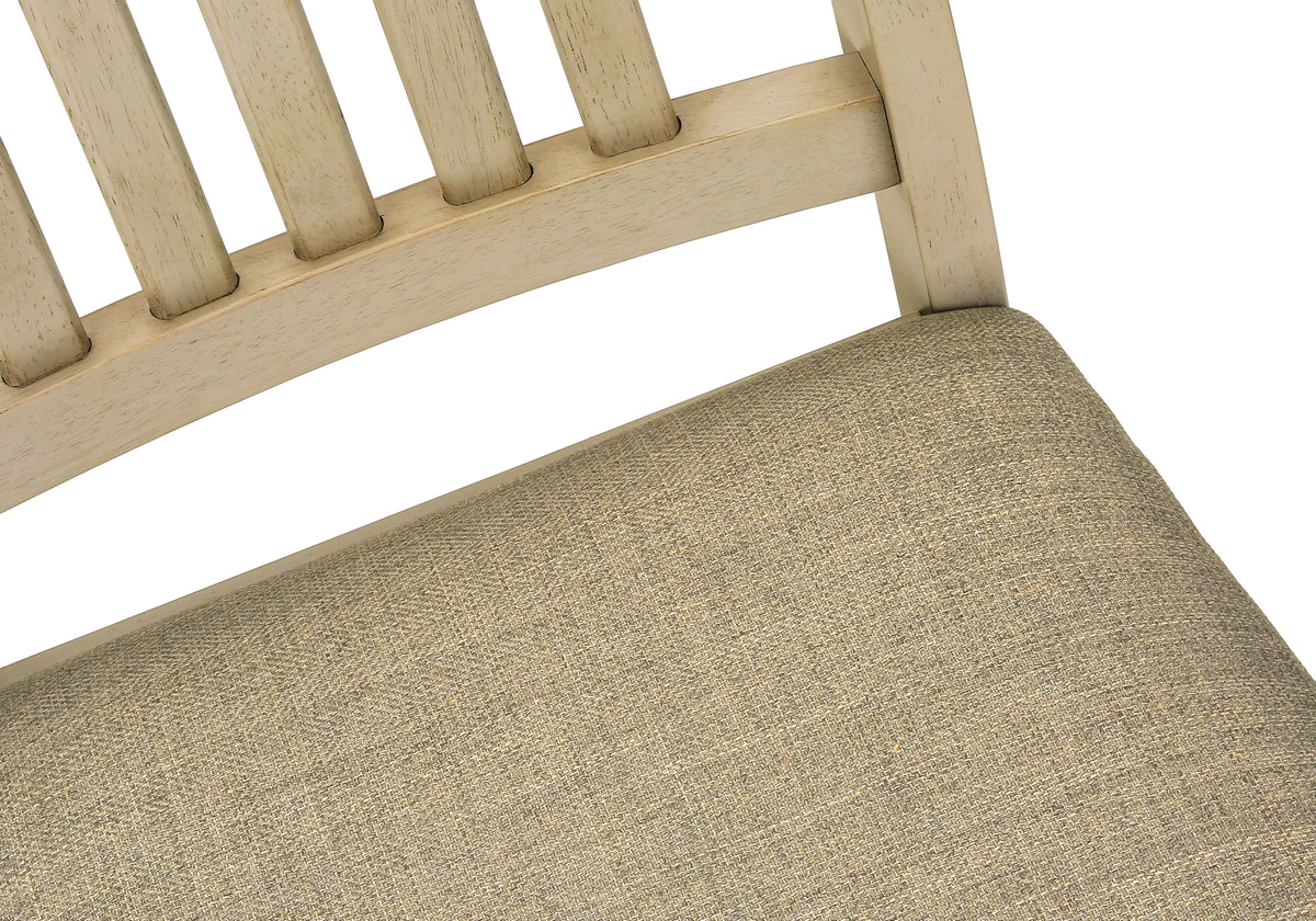 Onyx Upholstered Beige Fabric Dining Chair (Set of 2) | Ortholuxe Home - Photo 7