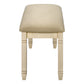 Onyx Upholstered Beige Fabric Bench | Ortholuxe Home - Photo 5