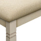 Onyx Upholstered Beige Fabric Bench | Ortholuxe Home - Photo 8