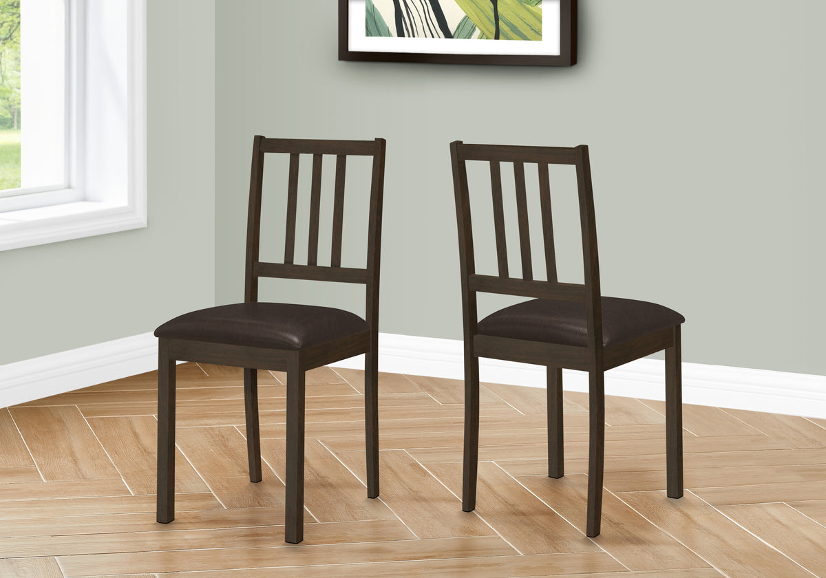 Rosalie Espresso Dining Chair (Set of 2) | Ortholuxe Home