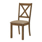 Sage Brown Walnut & Beige Fabric Dining Chair (Set of 2) | Ortholuxe Home - Photo 2