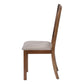 Sage Brown Walnut & Beige Fabric Dining Chair (Set of 2) | Ortholuxe Home - Photo 4