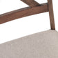 Sage Brown Walnut & Beige Fabric Dining Chair (Set of 2) | Ortholuxe Home - Photo 9