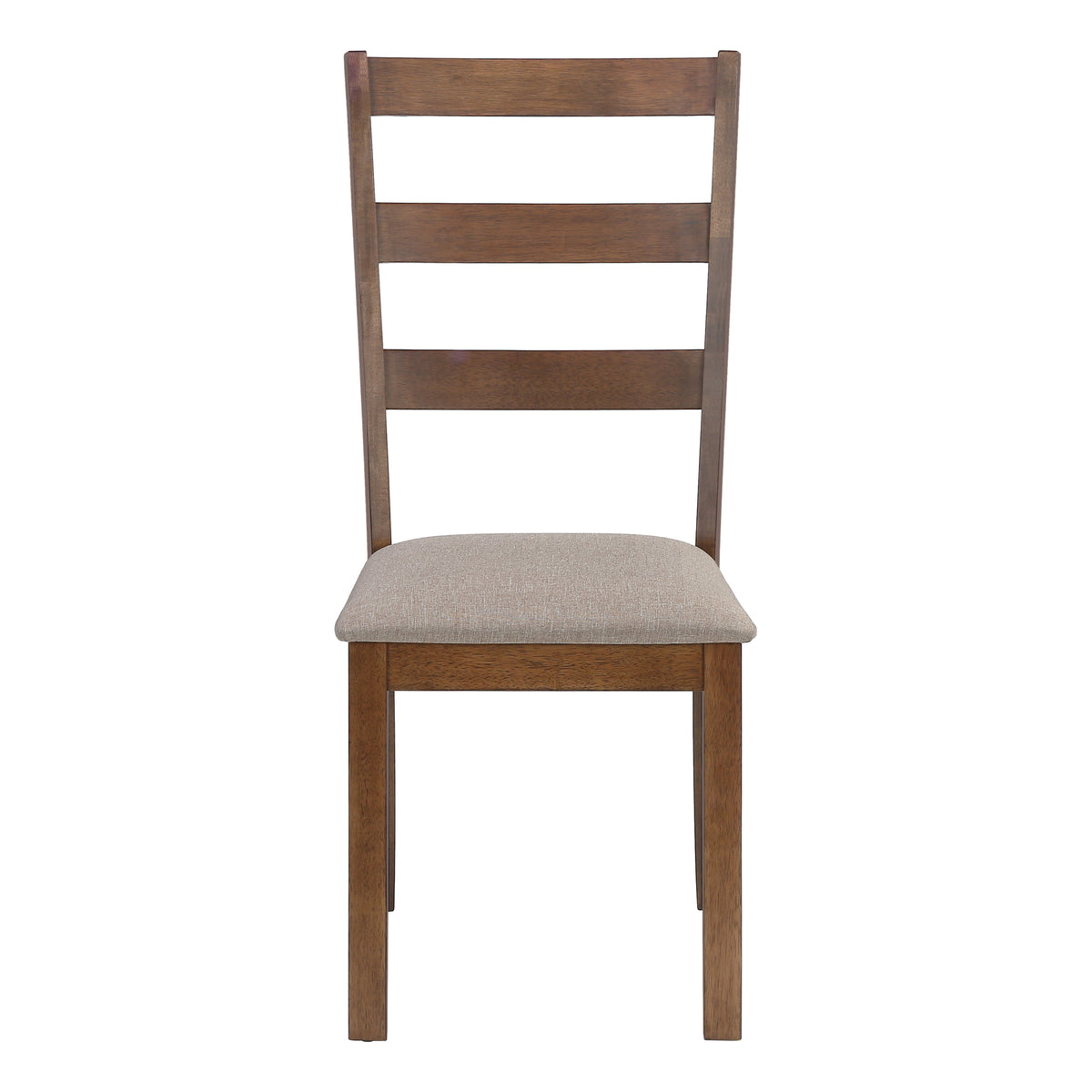 Sage Brown Walnut & Beige Fabric Dining Chair (Set of 2) | Ortholuxe Home - Photo 3