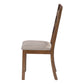 Sage Brown Walnut & Beige Fabric Dining Chair (Set of 2) | Ortholuxe Home - Photo 4