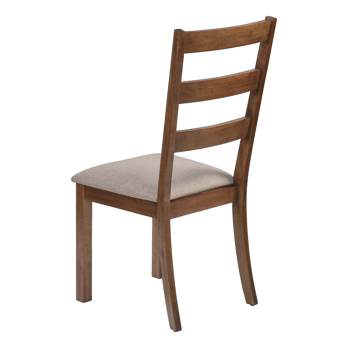 Sage Brown Walnut & Beige Fabric Dining Chair (Set of 2) | Ortholuxe Home - Photo 5