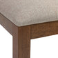 Sage Brown Walnut & Beige Fabric Dining Chair (Set of 2) | Ortholuxe Home - Photo 8