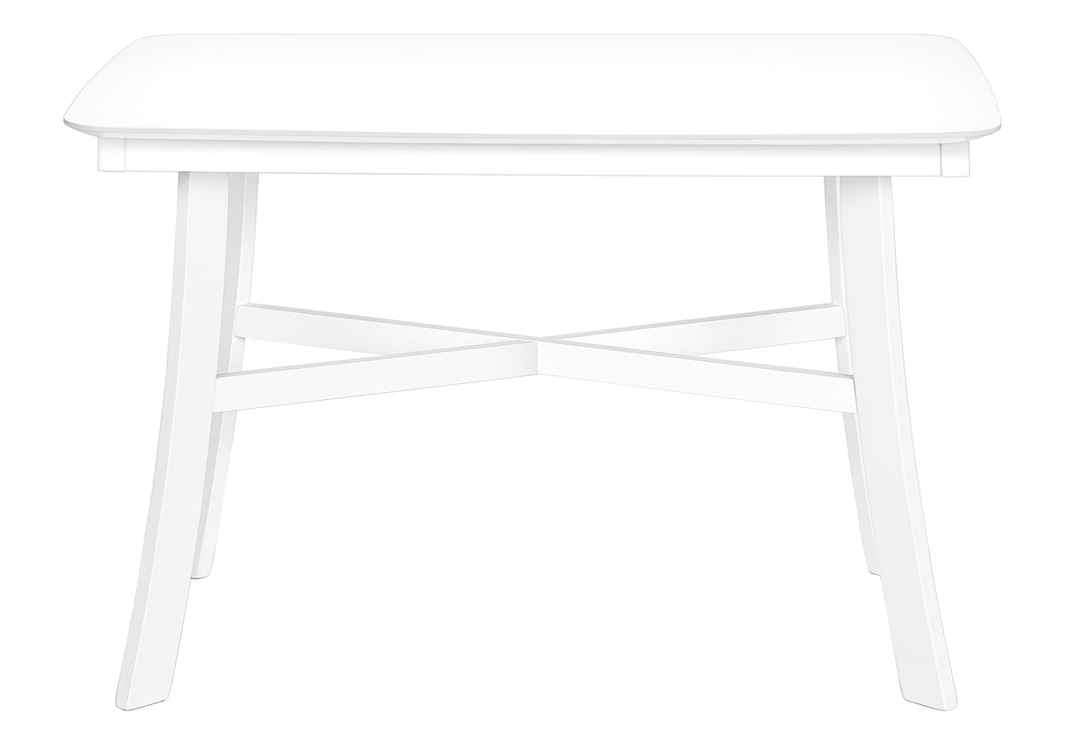 Tatum White Veneer Dining Table | Ortholuxe Home - Photo 5