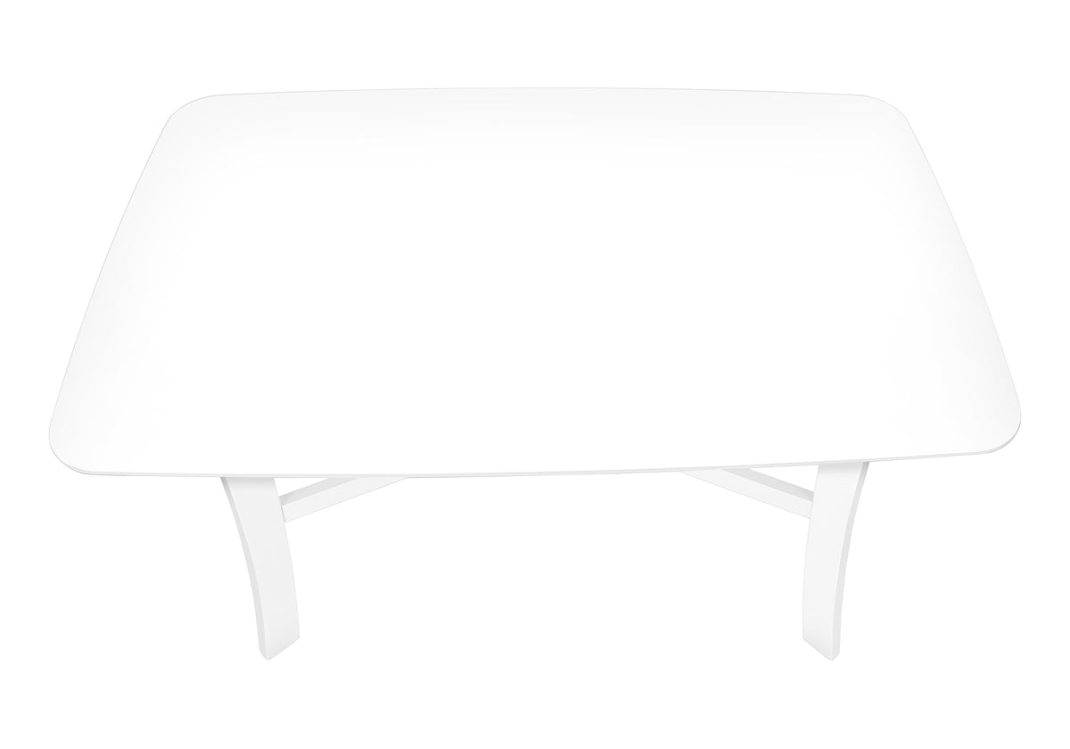 Tatum White Veneer Dining Table | Ortholuxe Home - Photo 6