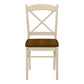 Tatum Cream & Oak Dining Chair (Set of 2) | Ortholuxe Home - Photo 3