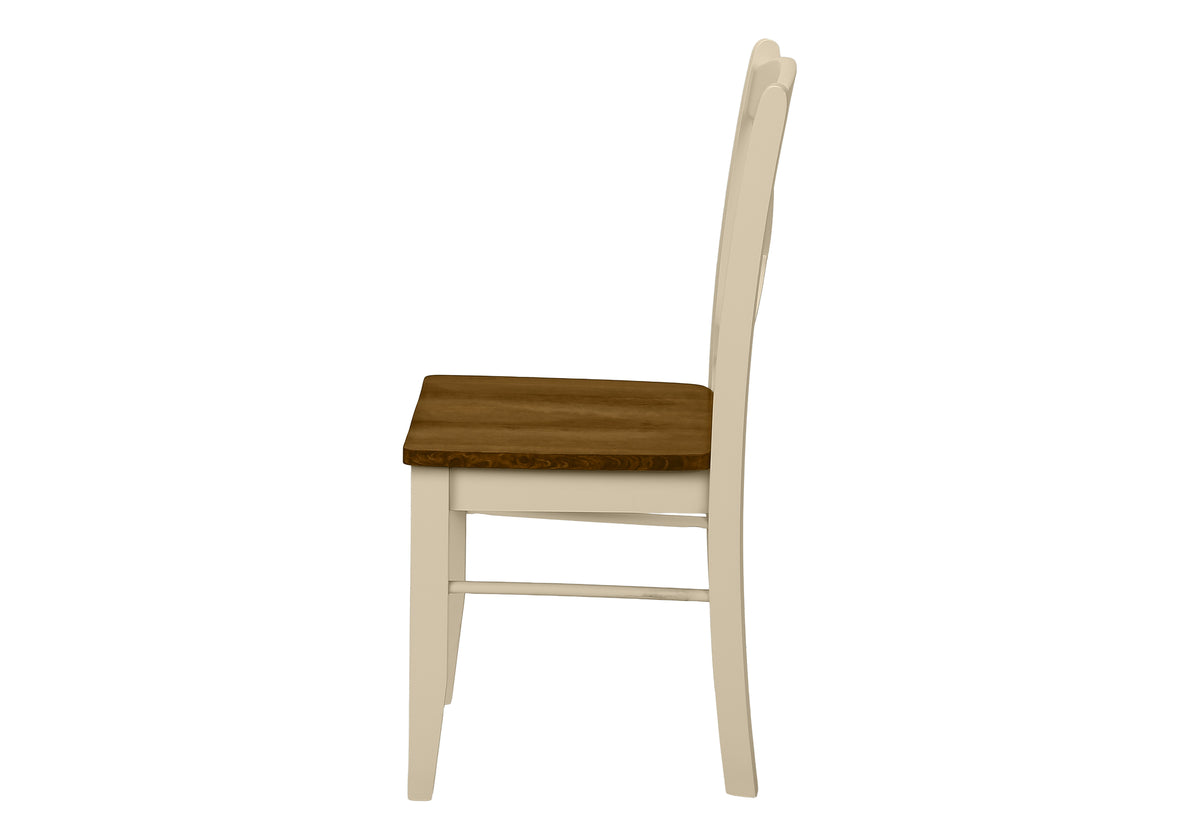 Tatum Cream & Oak Dining Chair (Set of 2) | Ortholuxe Home - Photo 4