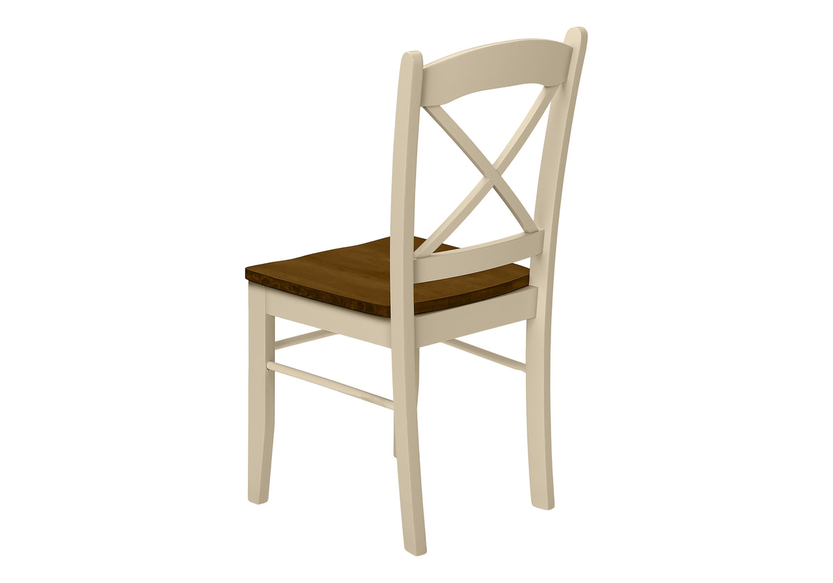 Tatum Cream & Oak Dining Chair (Set of 2) | Ortholuxe Home - Photo 5