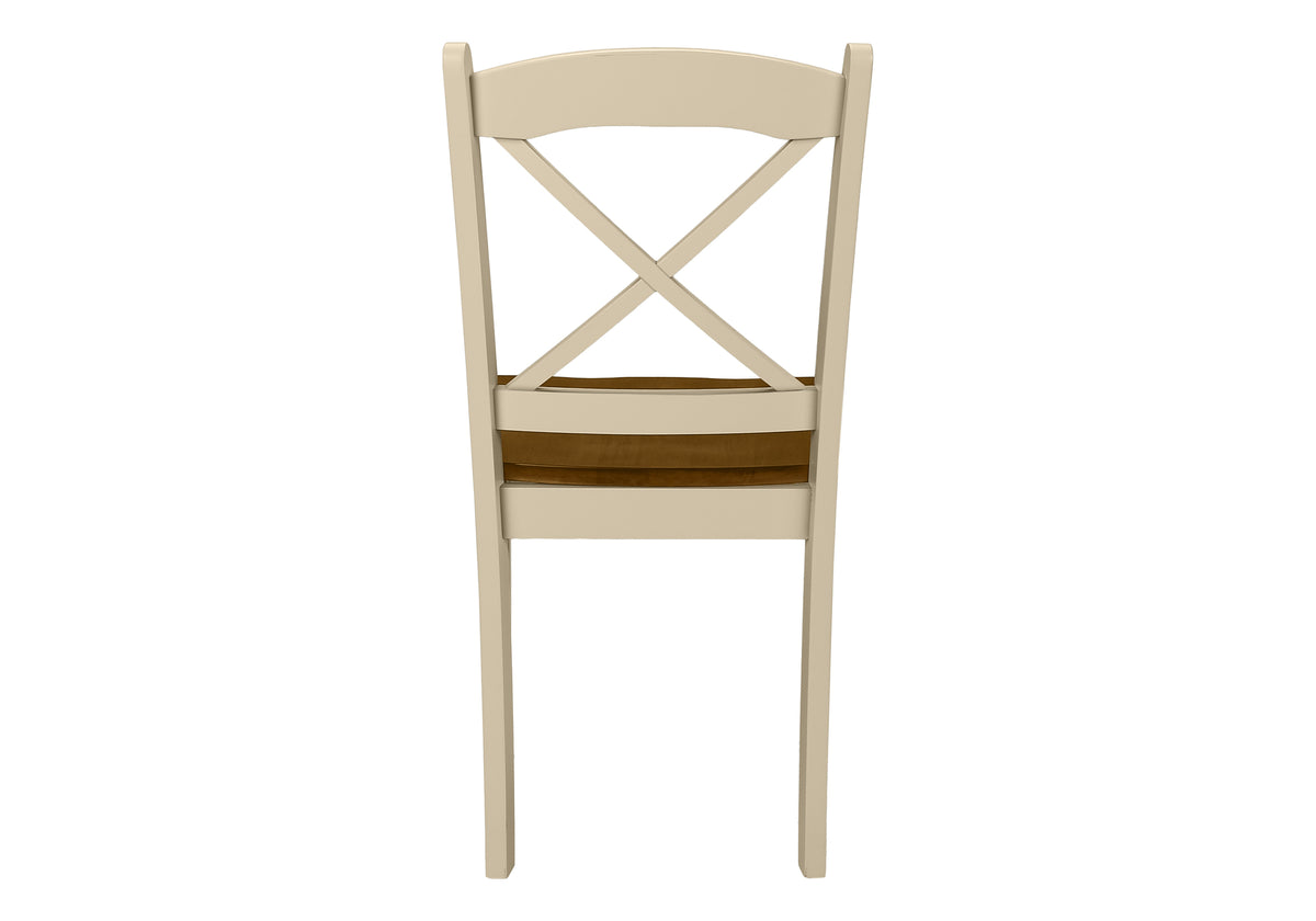 Tatum Cream & Oak Dining Chair (Set of 2) | Ortholuxe Home - Photo 6