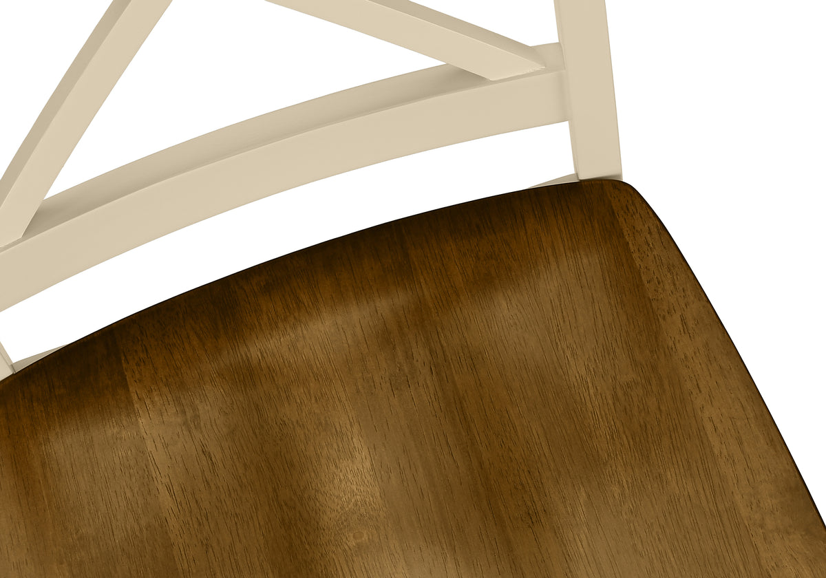 Tatum Cream & Oak Dining Chair (Set of 2) | Ortholuxe Home - Photo 7