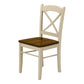 Tatum Cream & Oak Dining Chair (Set of 2) | Ortholuxe Home - Photo 2