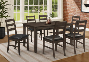 Una Espresso Veneer Dining Table | Ortholuxe Home