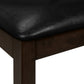 Una Espresso & Black PU Seat Dining Chair (Set of 2) | Ortholuxe Home - Photo 8