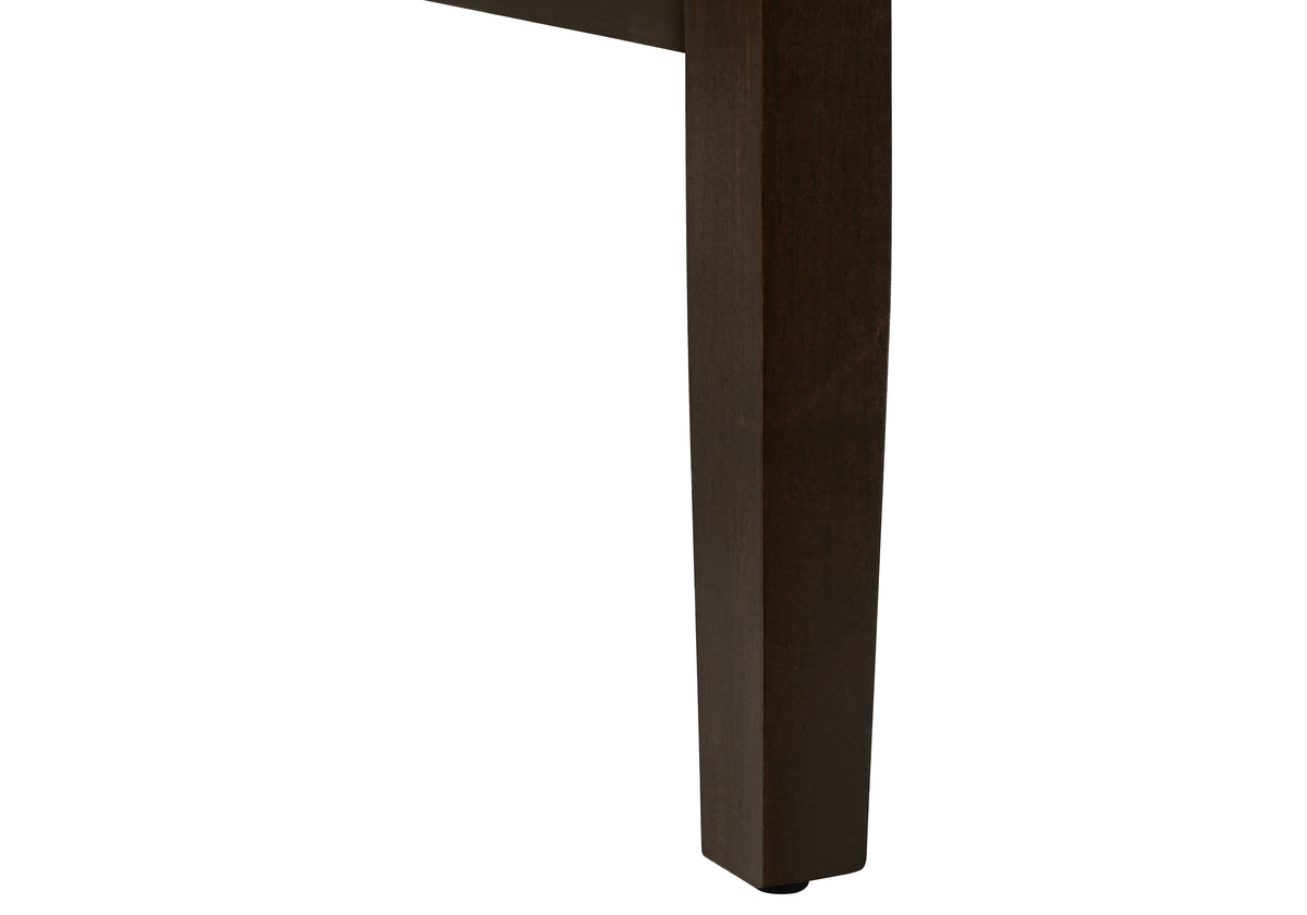 Una Espresso & Black PU Seat Dining Chair (Set of 2) | Ortholuxe Home - Photo 9