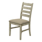 Una Upholstered Beige Fabric Dining Chair (Set of 2) | Ortholuxe Home - Photo 2