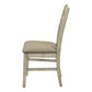 Una Upholstered Beige Fabric Dining Chair (Set of 2) | Ortholuxe Home - Photo 4