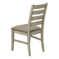Una Upholstered Beige Fabric Dining Chair (Set of 2) | Ortholuxe Home - Photo 5