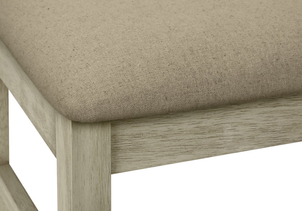 Una Upholstered Beige Fabric Dining Chair (Set of 2) | Ortholuxe Home - Photo 9