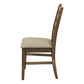 Valen Upholstered Brown Fabric Dining Chair (Set of 2) | Ortholuxe Home - Photo 4