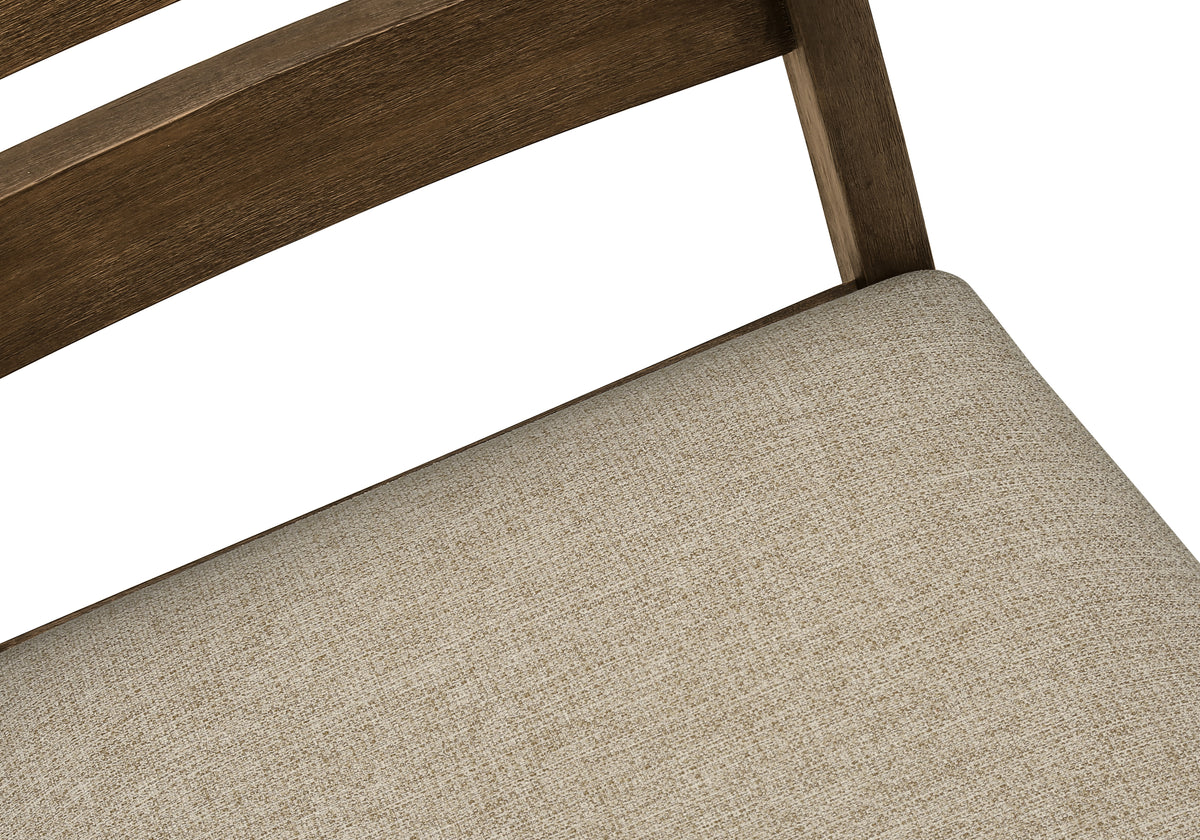 Valen Upholstered Brown Fabric Dining Chair (Set of 2) | Ortholuxe Home - Photo 7
