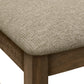 Valen Upholstered Brown Fabric Dining Chair (Set of 2) | Ortholuxe Home - Photo 9